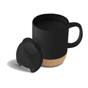 LUCCA giftology Ceramic Mug With Cork And lid